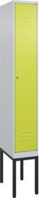 C+P Spind Classic PLUS Garderobenschrank mit 1 Abteil und Zylinderschloss, Stahlkonstruktion, H x B x T: 212 x 30 x 50 cm - Bild 1