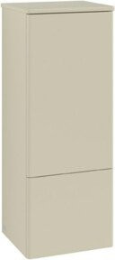 V&B Mittelschrank Antao ohne Frontstruktur, Wandmontage, Farbe Silbergrau Lackiert, B: 41,4 cm, H: 104 cm, T: 35,6 cm - Bild 1