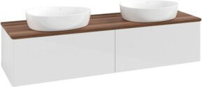 V&B Waschtischunterschrank Antao ohne Frontstruktur in Weiß, B/T/H: 160 x 50 x 50 cm - Bild 1