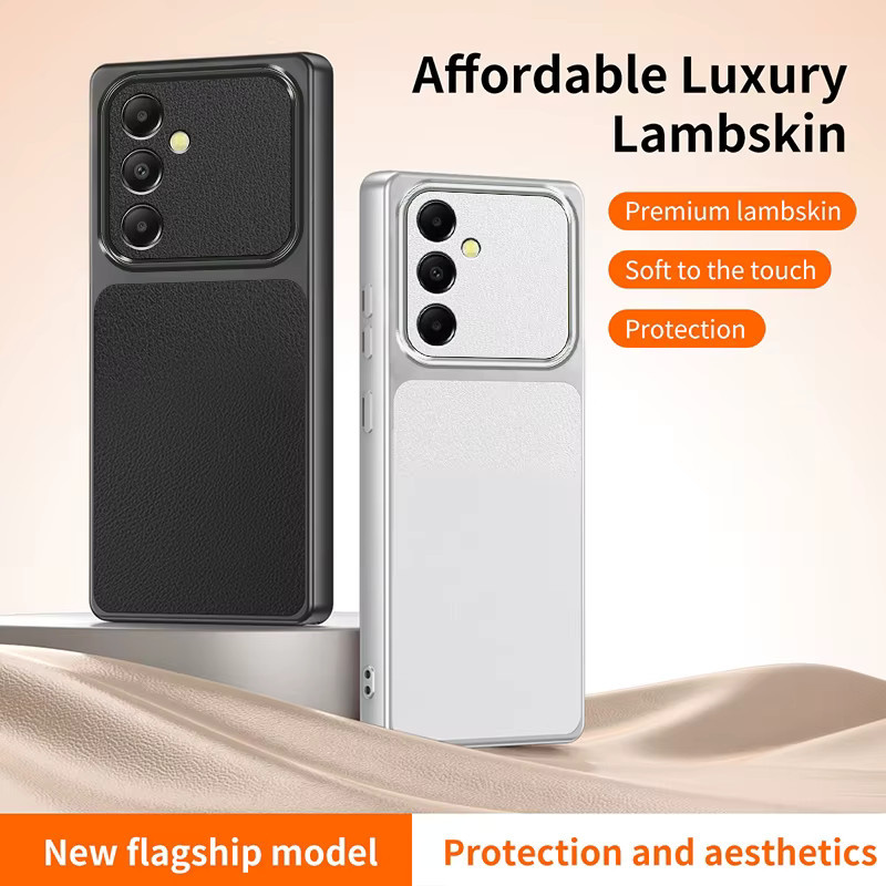 A14 Fashion Linsenschutz-Handyhülle für Samsung Galaxy A14 5G in Orange - Bild 2