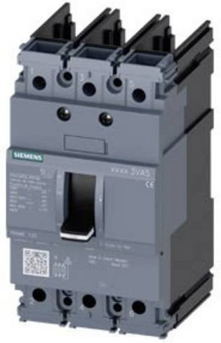 Siemens 3VA5180-4ED31-1AA0 Leistungsschalter in Grau mit einem Einstellbereich von 80 A und einer maximalen Schaltspannung von 480 V/AC - Bild 1