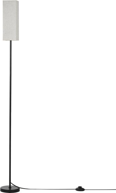 Moderne TOMTOP JMS Stehleuchte mit LED-Birne und Fußschalter, 3 Lichtfarben, Weiß/Schwarz - Bild 1