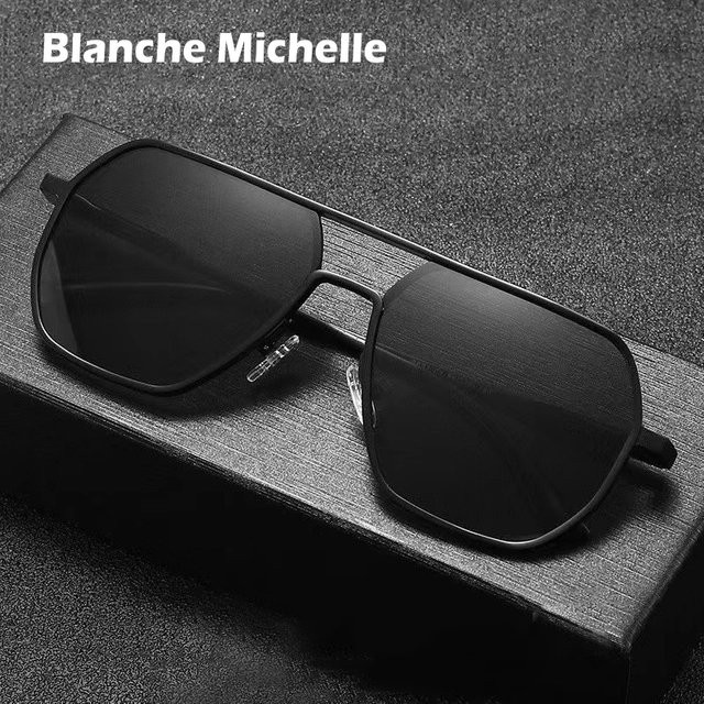 Blanche Michelle Sonnenbrille, Vollrand, Square, Aluminium, Herren - Bild 1