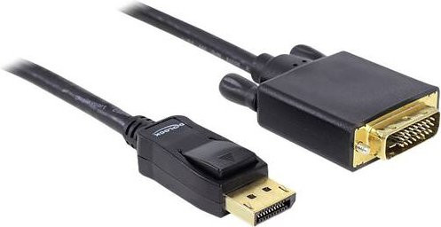 Delock DisplayPort auf DVI Adapterkabel Schwarz 2,00 m - Bild 1