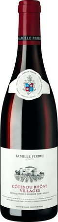 Famille Perrin Côtes du Rhône Villages Rotwein, Grenache & Syrah, 2023, Frankreich, trocken, 0,75 l