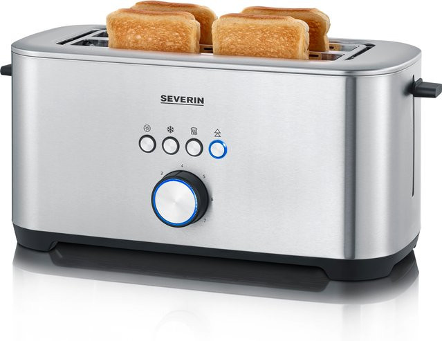 Severin Langschlitztoaster AT 2621 in Silber - Bild 1