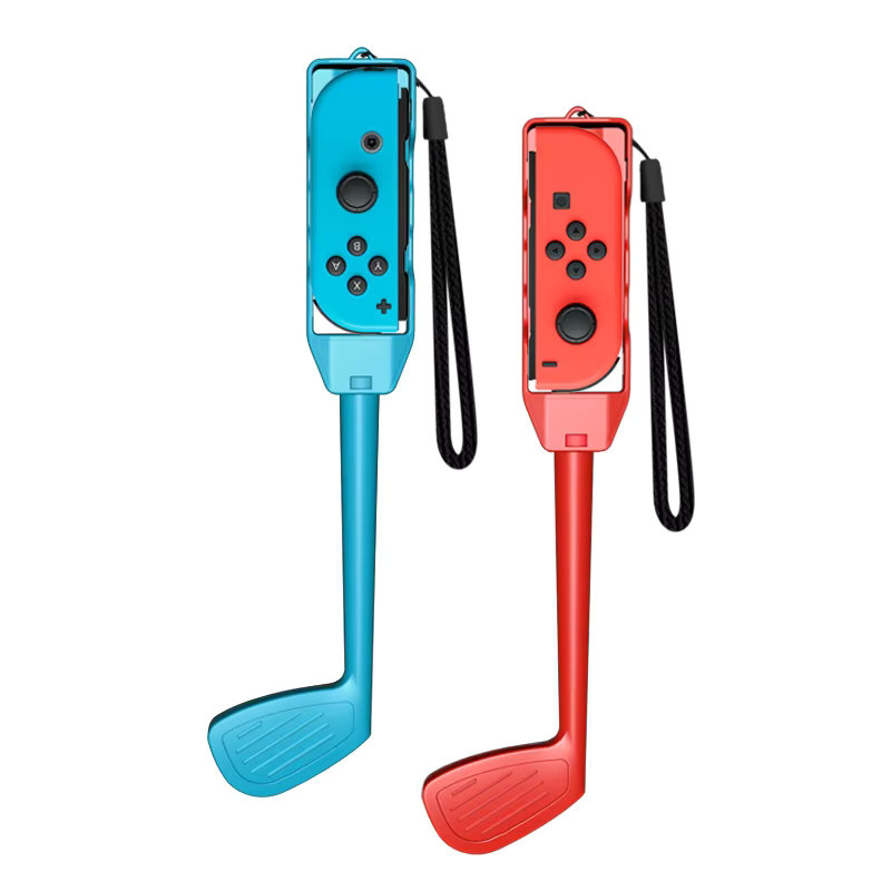 Benicabaly Golfclub-Griffe für Nintendo Switch Joy Pad Controller, 2er-Set, Blau & Rot - Bild 5