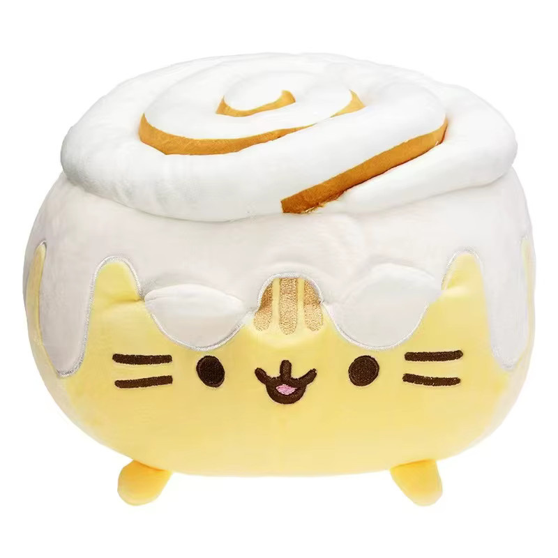 Bandai Plüsch Katze Weiß als weiches Stofftier und Dekoration für Kinder und Anime-Fans - Bild 2