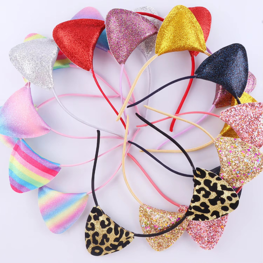Stirnband, Leopard Print, Katze, Mädchen, Kinder - Bild 2
