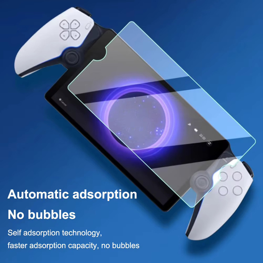 LAIMANEI Schutzfolie aus gehärtetem Glas für PlayStation 5 Portal, 3 oder 5 Stück, transparent, 9H Härte, 0,33 mm, kratzfest mit runden Kanten - Bild 4