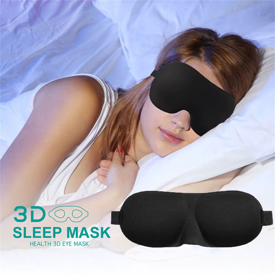 3D-konturierte Schlaf-Augenmaske, Unisex, lichtblockierend - Bild 2