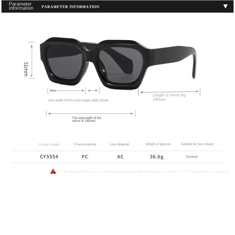 Rexxar Sonnenbrille, square, unisex, Vollrand, Kunststoff - Bild 3