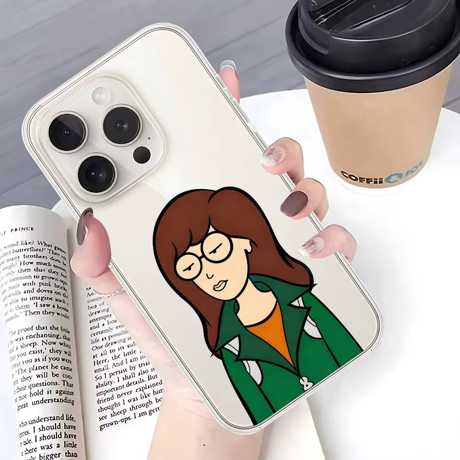D-DARIA M-MORGENDORFFER Luxuriöse Handyhülle in Transparent für iPhone 11 bis iPhone 17 Pro Max Modelle mit weichem Stoßstangen-Schutz - Bild 4