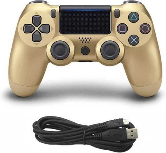 VOLA Double Shock 4 Kabelloser Bluetooth Controller für PS4 in Gold - Bild 1