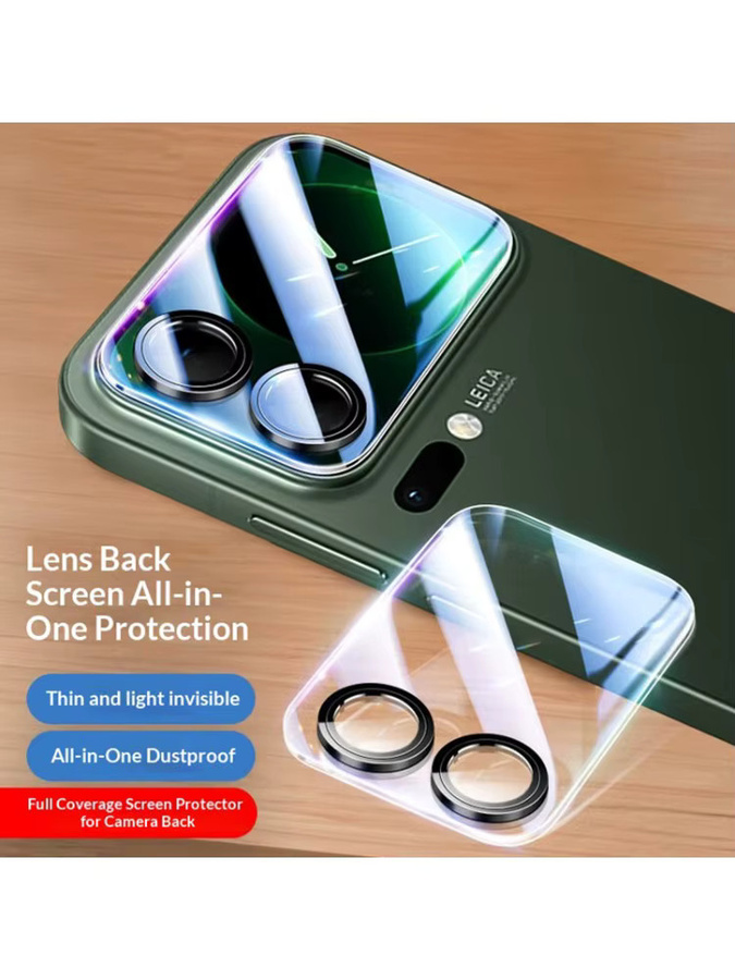 Xiaomi 17 Pro und Xiaomi 17 Pro Max Kamera Objektiv Schutz aus gehärtetem Glas, Transparent - Bild 7