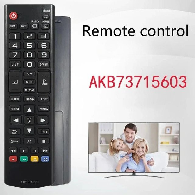 LG Fernbedienung AKB73715603 in Schwarz für Smart LED TV Modelle 42LN5400 47LN5400 50LN5400 50PN6500 42LN5406 32LN5400 39LN5400 - Bild 1