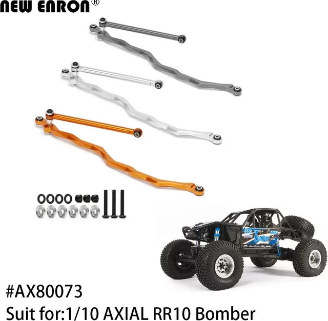 AXIAL Lenkstangenbaugruppe aus Aluminium, RC Crawler Car 1/10, Grau - Bild 1