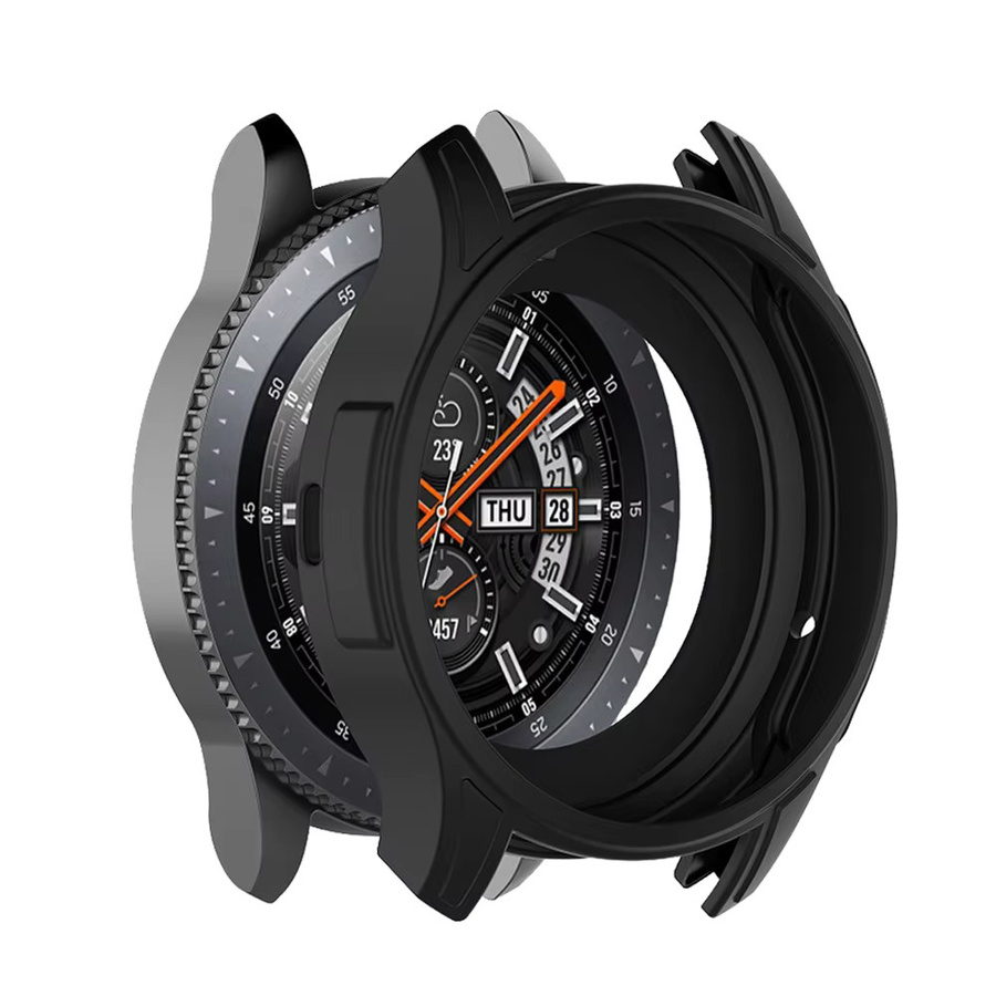 I LOVE LUO Uhrenzubehör Silikon Schutzhülle, Weiß, Samsung Galaxy Uhr 46mm S3 Frontier - Bild 2