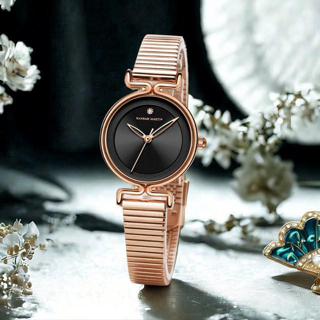 Hannah Martin Armbanduhr Edelstahl, Roségold, 29 mm, Damen - Bild 1