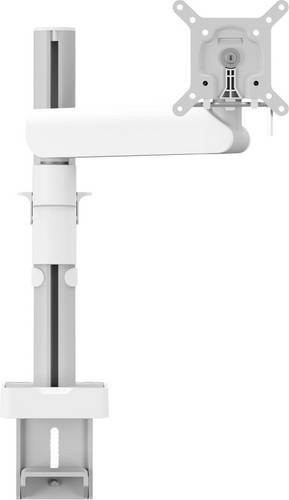 Vogel's Monitor-Tischhalterung MOMO 2127 für 1 Display bis 109,2 cm (43 Zoll), Weiß, neigbar, drehbar, höhenverstellbar und schwenkbar - Bild 1