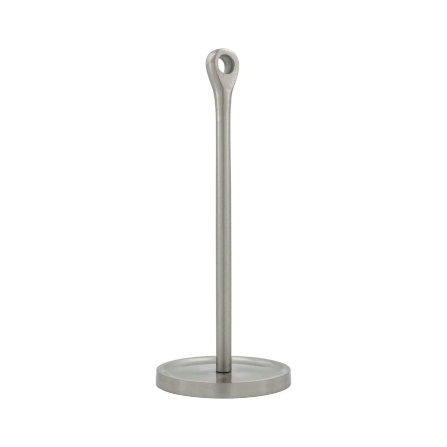 House Doctor Küchenrollenhalter Eden aus Metall in Silber, B: 14 cm, H: 36 cm - Bild 1