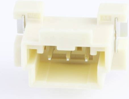 Molex Einbau-Stiftleiste Standard 1 Reihe in Weiß - Bild 1