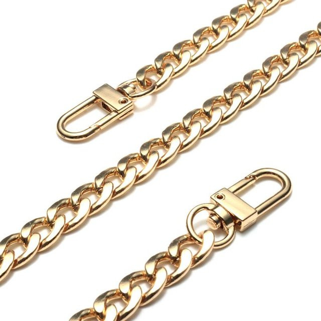 Taschenkette Metall, Gold, 120 cm, Unisex - Bild 1