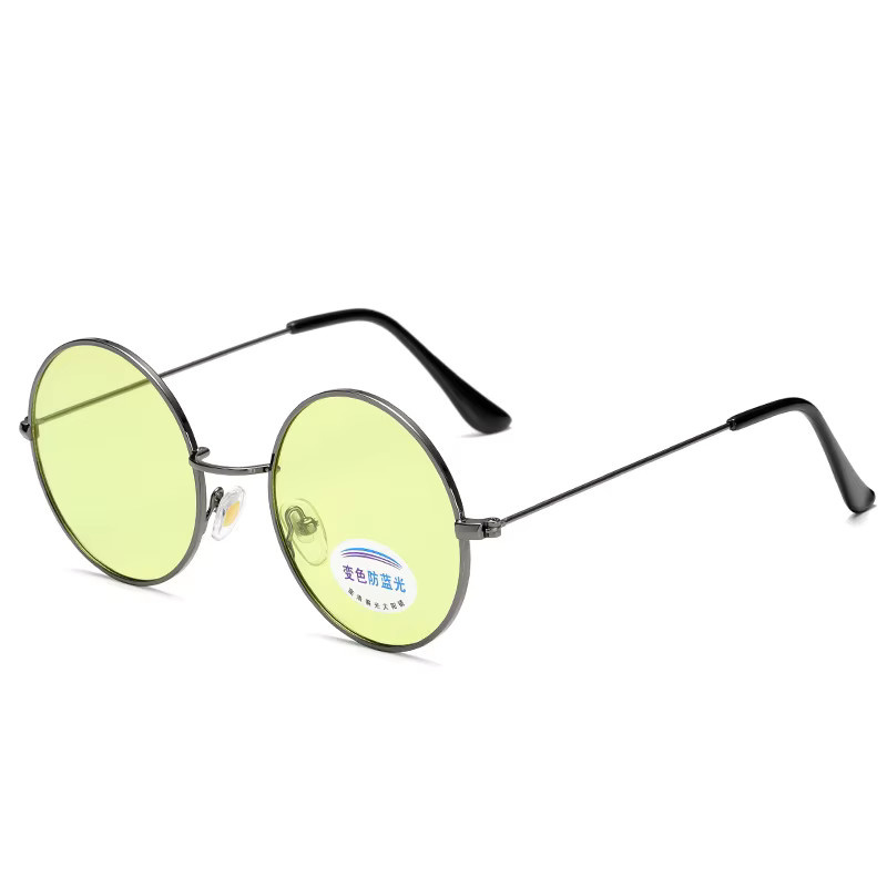Blanche Michelle Sonnenbrille, Rund, Vollrand, Metall, Unisex - Bild 4