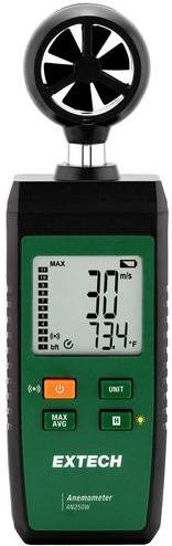 Extech AN250W Anemometer in Schwarz mit Messbereich von 1,5 bis 30 m/s - Bild 1