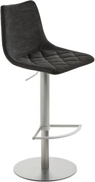 Mayer Sitzmöbel Barhocker 1375, höhenverstellbar, Kunstleder, schwarz, Breite: 43 cm - Bild 1