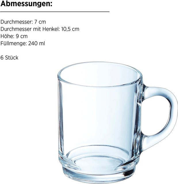 Luminarc Teeglas-Set Transparent - Bild 1