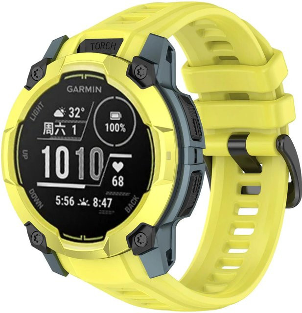 Watvise Uhrenarmband Silikon, fluoreszierende grün, Unisex - Bild 1
