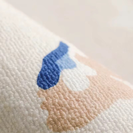 VIKAMA Vintage Persischer Teppich Rund mit ethnischem Luxus-Muster, rutschfest und verschleißfest für Wohnzimmer und Schlafzimmer