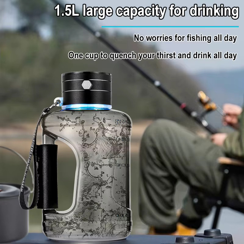 BALASHOV Wasserstoff-Wasserflasche in Schwarz mit 1,5 l Volumen für Sport und Fitness - Bild 4
