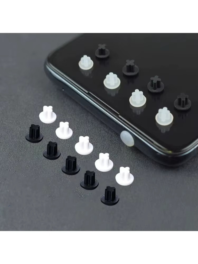 Universal Silikon Anti-Staub-Schutzstecker für 3,5 mm Kopfhörer-Anschlüsse in Schwarz - Bild 7