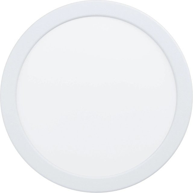 Eglo LED-Einbauspot Fueva 5 in Weiß mit warmweißem Licht (3.000K), Durchmesser: 21,6 cm - Bild 1