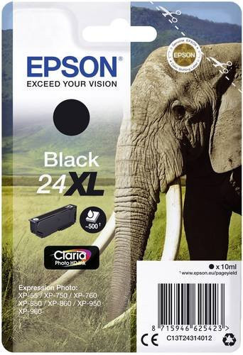 Epson Original T2431 24XL Druckerpatrone Schwarz für Expression Home Inkjet-Drucker - Bild 1