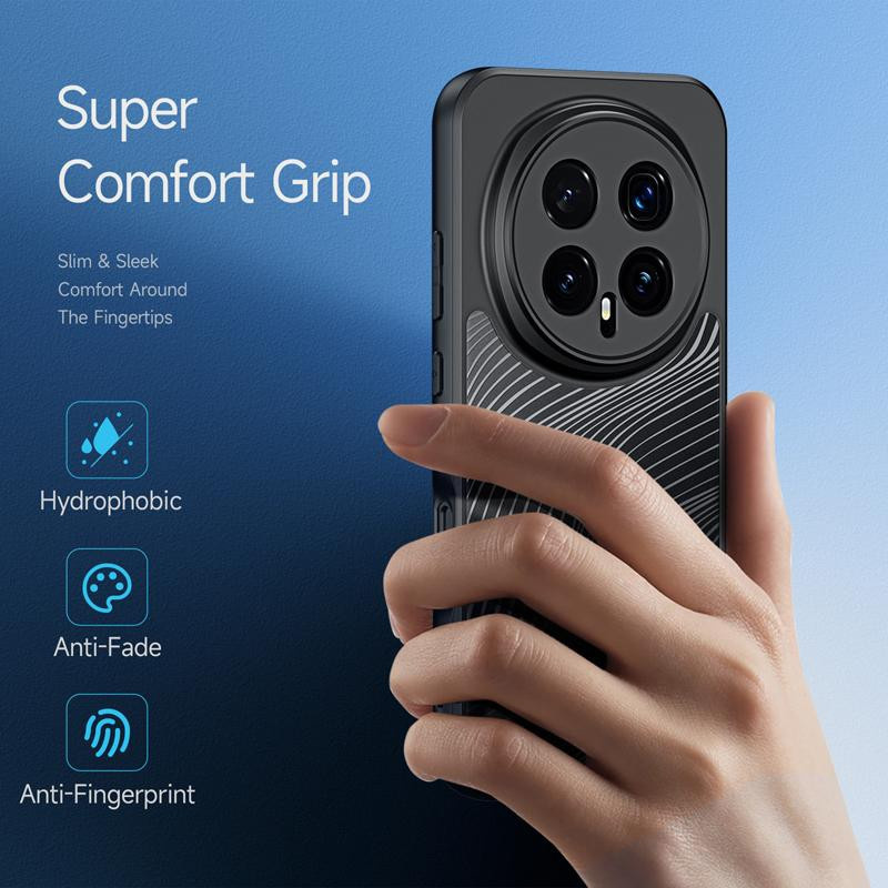 DUX DUCIS Aimo Schutzhülle für Honor Magic 8 Pro, Stoßfestes PC+TPU Design mit Fließender Linie in Schwarz, Matt und Anti-Fingerabdruck - Bild 2