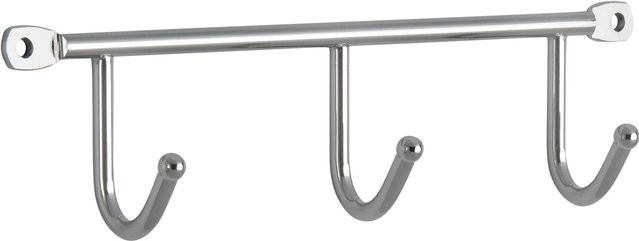 Siro Hakenleiste 2081 aus Metall in Chrom Glänzend mit 3 Haken, Länge: 200 mm - Bild 1
