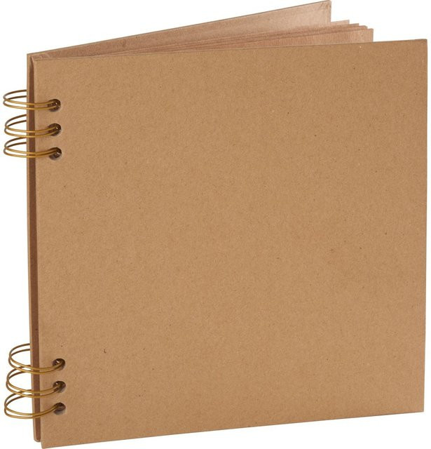 VBS Ringbuch-Album aus Kraftpapier in Braun, B/T/H: 40 x 40 x 15 cm - Bild 1