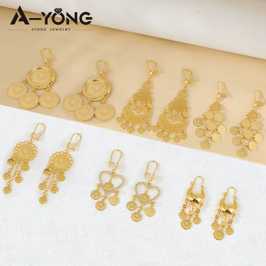 A-YONG AYONG JEWELRY Ohrhänger, 21 Karat vergoldet, Gold, Damen - Bild 1