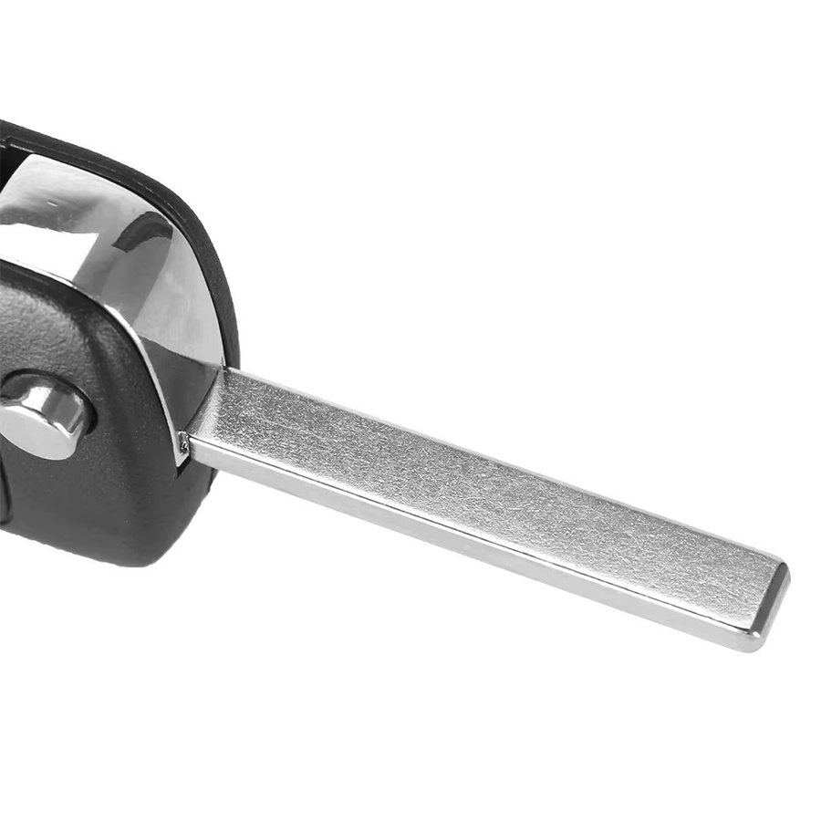 KEYYOU Flip Folding Autoschlüssel Gehäuse für Chevrolet Cruze Epica Lova Camaro Impala, Schwarz, HU100 Klinge - Bild 3