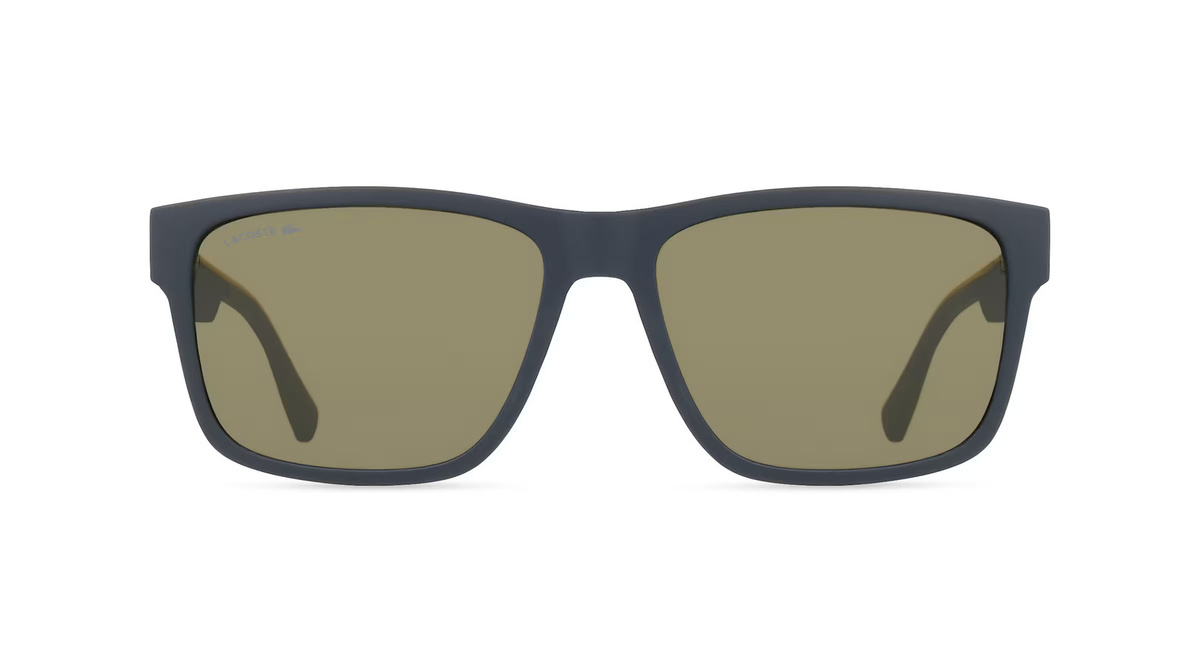 Lacoste L6076S Sonnenbrille, Vollrand, Eckig, Kunststoff, Herren, blau - Bild 1