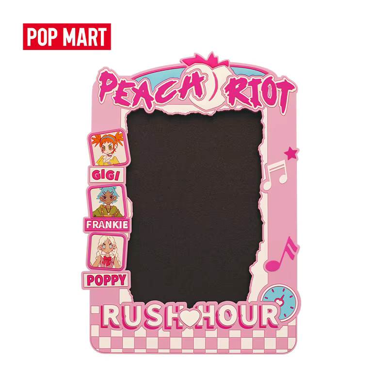 POP MART Peach Riot Rush Hour Series Fotorahmen in Pink, B/H: 15 x 10 cm - Bild 3