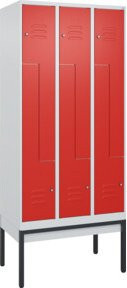 C+P Z-Spind Classic PLUS Spind mit 6 Fächern und Zylinderschloss, H x B x T: 212 x 90 x 50 cm - Bild 1