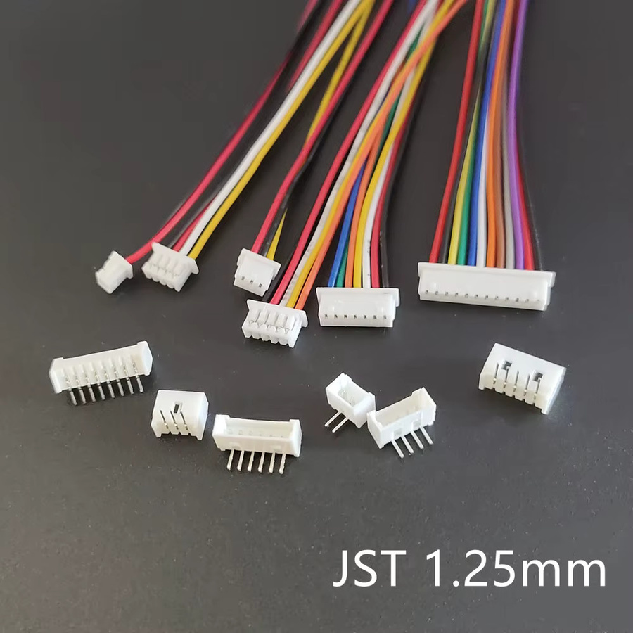 5 Sets JST XH Kabelverbinder Set mit Stecker und Buchse in verschiedenen Pin-Größen von 2 bis 12 PIN für 1.25mm, 1.5mm, 2.0mm und 2.54mm Pitch von ZSDZFYLLK - Bild 2