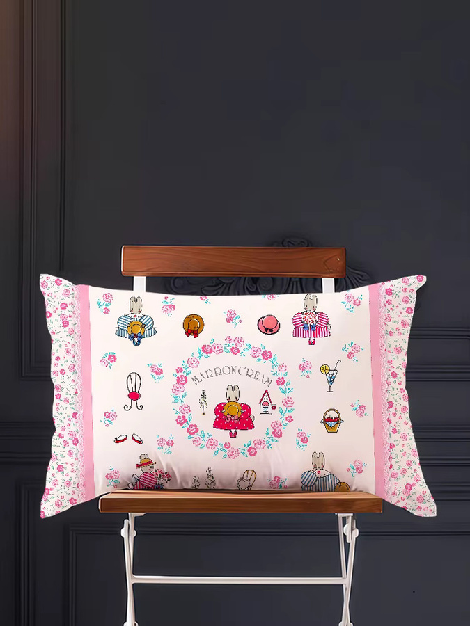Sanrio Kawaii Cartoon Kissenbezug Marron und Cremefarben für Sofa und Wohnzimmer - Bild 4