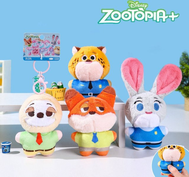 Disney Zootopia Judy Nick, Plüschtiere, Schlüsselanhänger - Bild 1