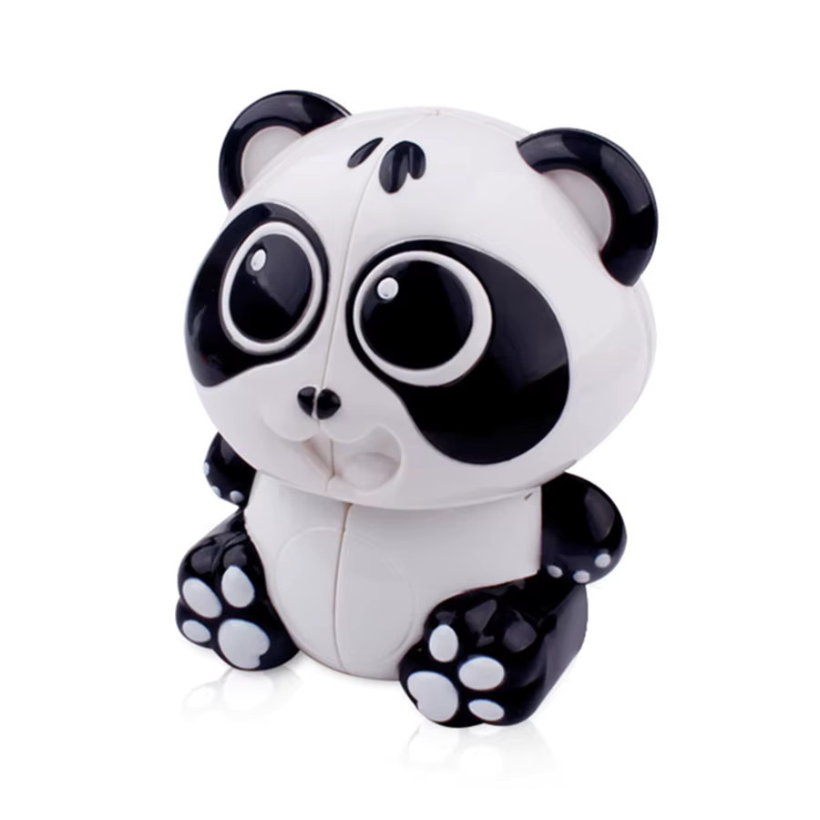 Yuxin Cartoon Tier Design 2x2 Zauberwürfel Panda Tiger, Mini Schlüsselbund Puzzle Spielzeug, ab 6 Jahren - Bild 2