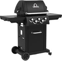 Broil King Gasgrill Royal 390 Shadow in Schwarz mit Seitenbrenner, Rotisserie und Rollwagen - Bild 1